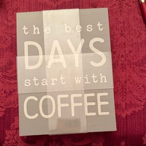 Coffee and Wine Quote Wall Art